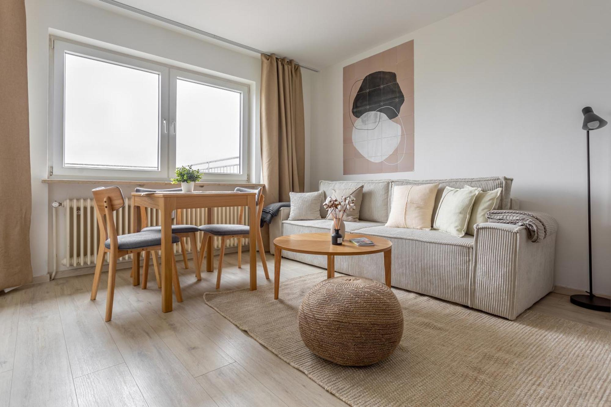 Apartment Global Living - Design I Terrace I Kitchen I Smart-tv I Parking Space I München